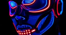 secure led mask fit