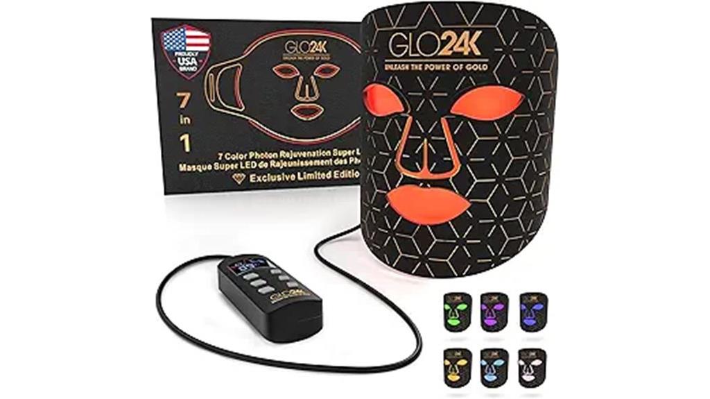 seven color led mask