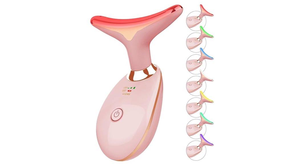 seven color light therapy massager