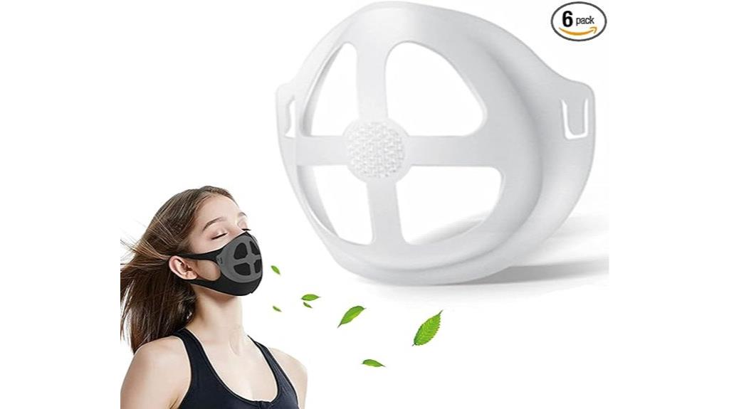 silicone mask support inserts