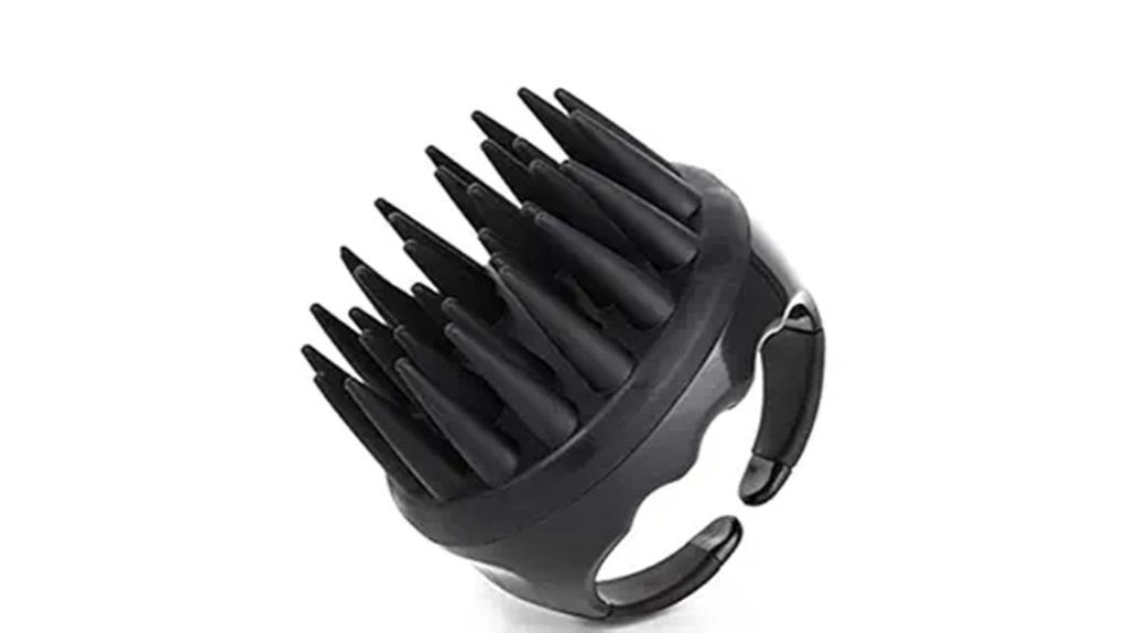 silicone scalp scrubber brush