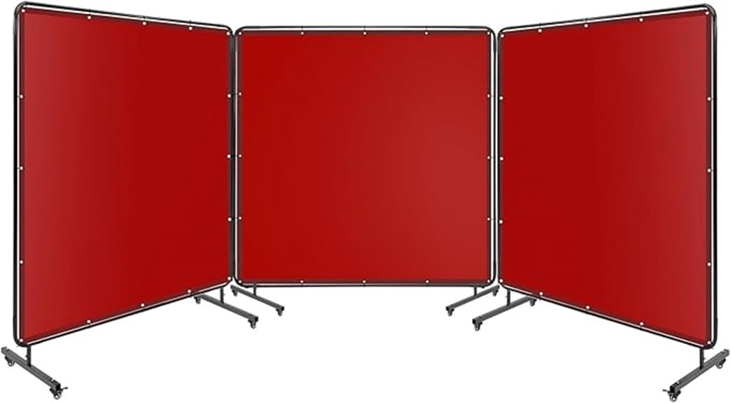 six foot vinyl screen