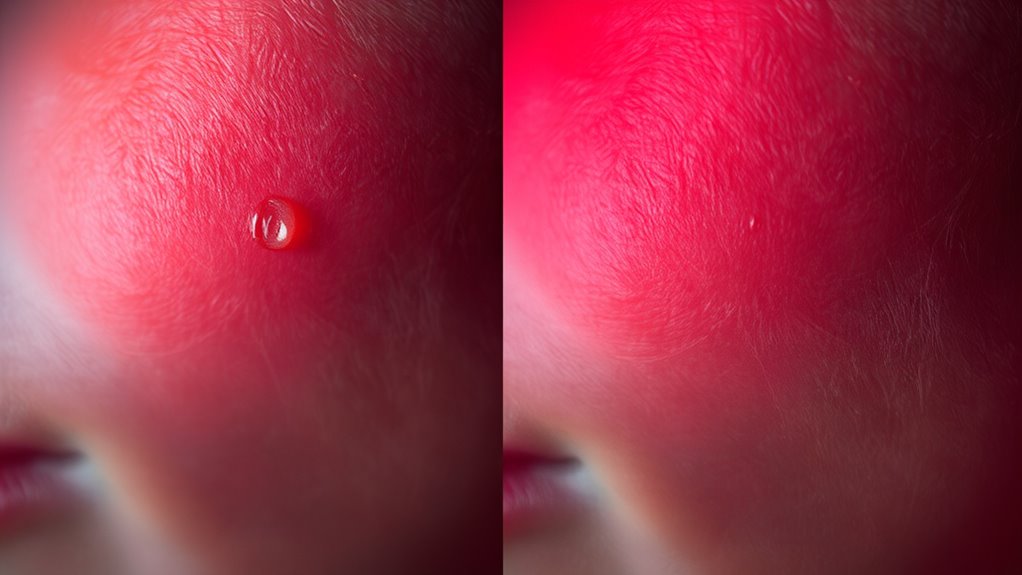 skin moisture and light