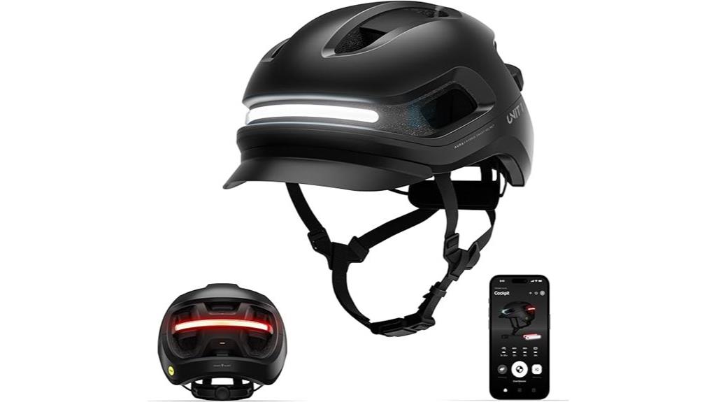 smart bike helmet with safety