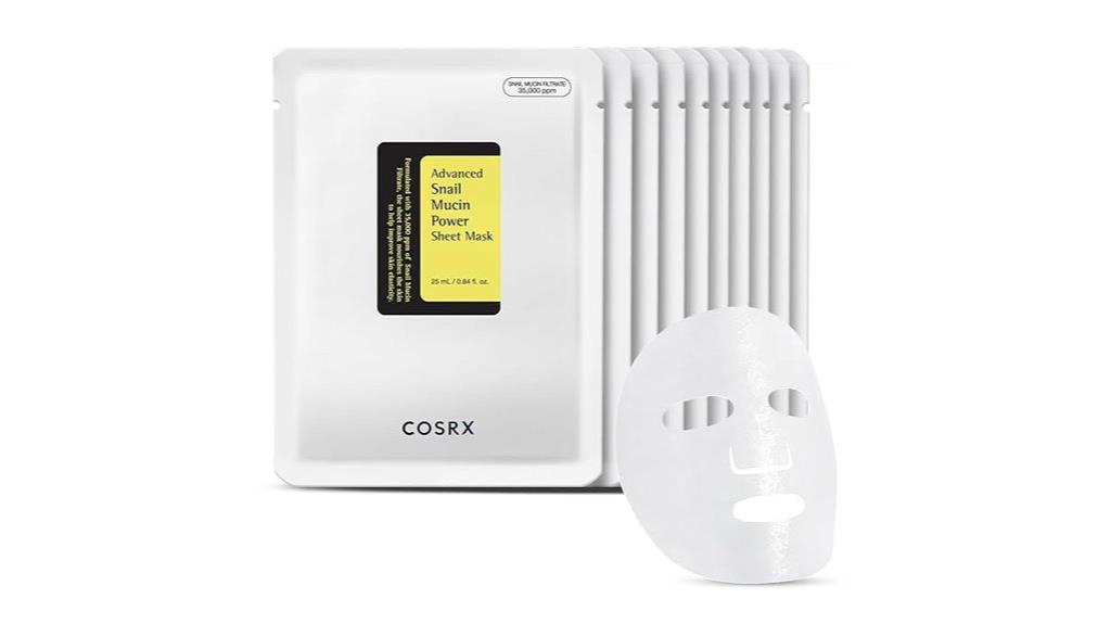 snail mucin sheet mask