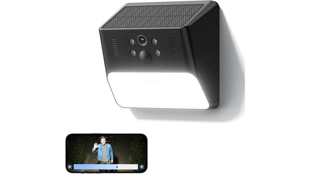 solar powered ai security camera