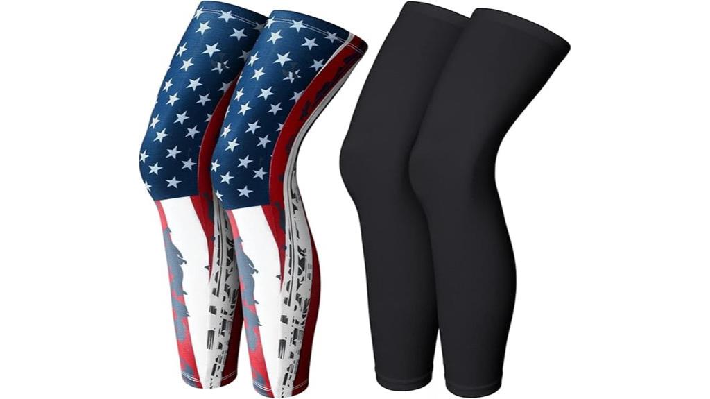 sports compression leg sleeves