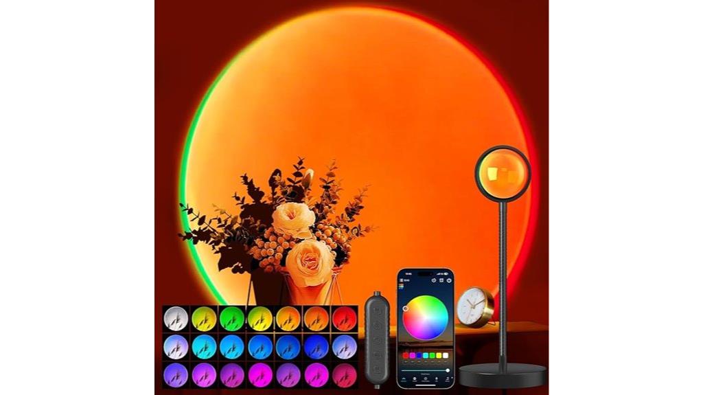 sunset lamp control app