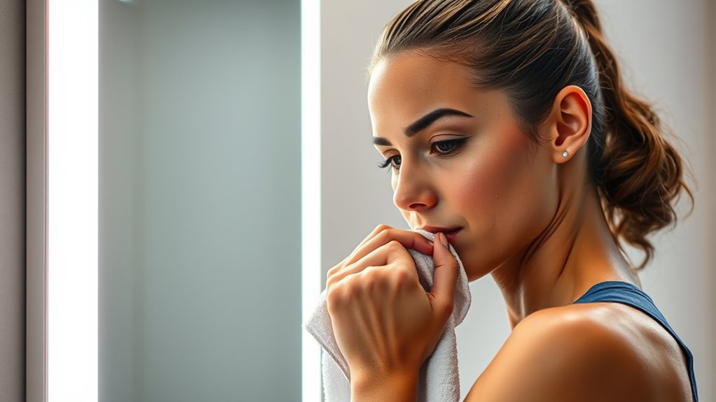 sweat resistant post workout led