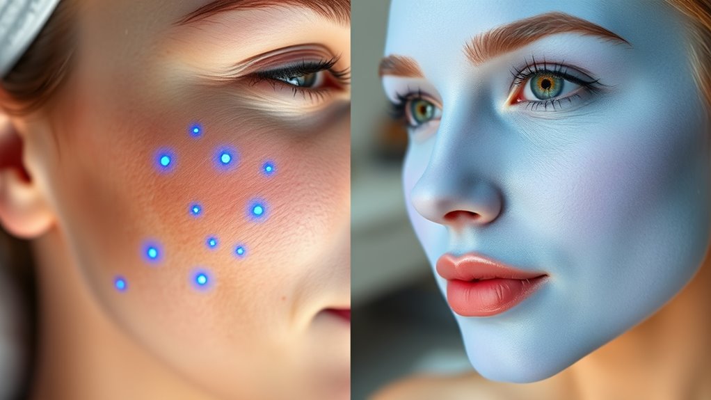 targeted vs whole face