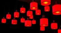top hanging red light panels