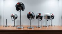 top helmet stands for laser caps