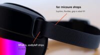 top led mask strap options