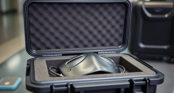 top led mask travel cases
