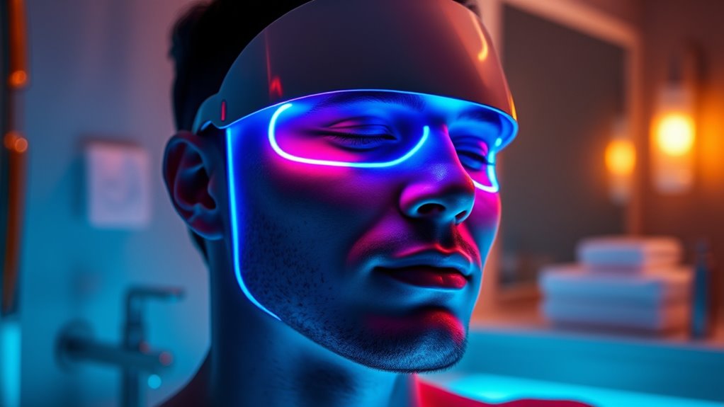 top led masks for men