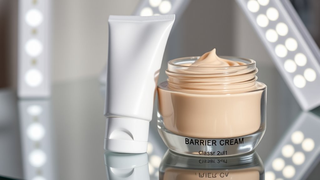 top led skin barrier creams