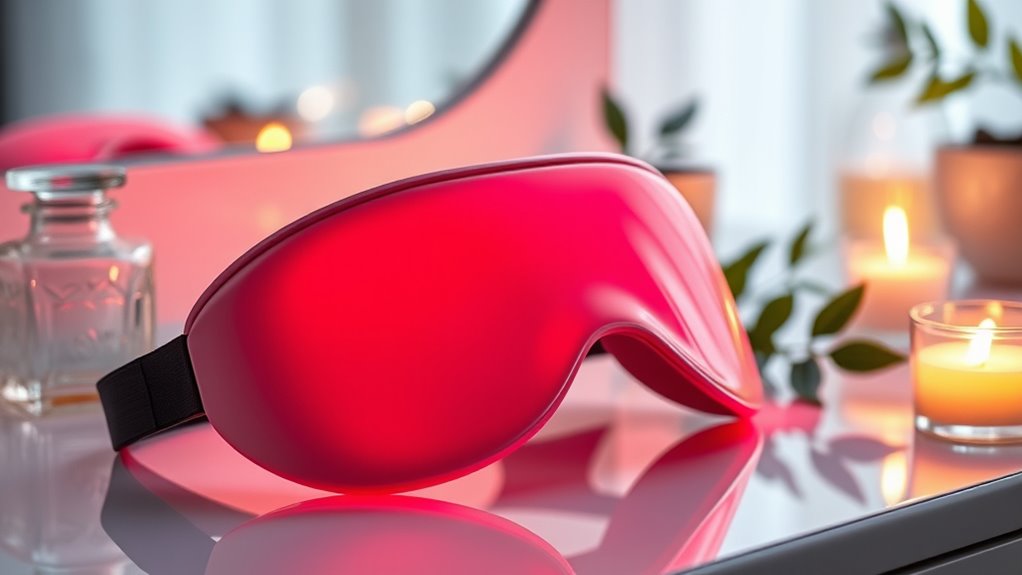 top red light eye masks
