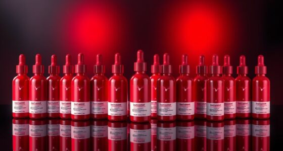 top red light hair serum bundles