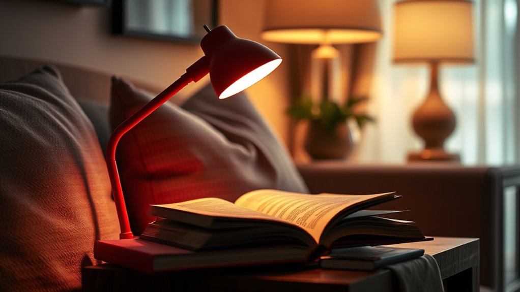top red light reading lamps