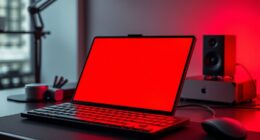 top table red light panels