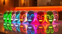 top tri color led masks