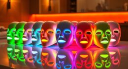 top tri color led masks