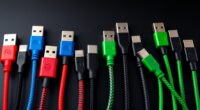 top usb c led mask cables