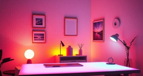 trendy sunset lamp leds