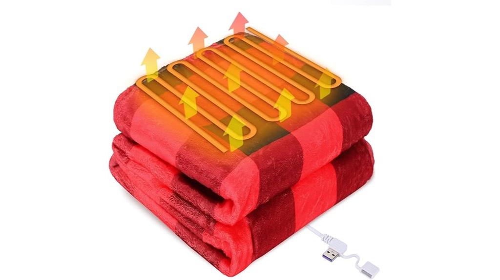usb heated blanket
