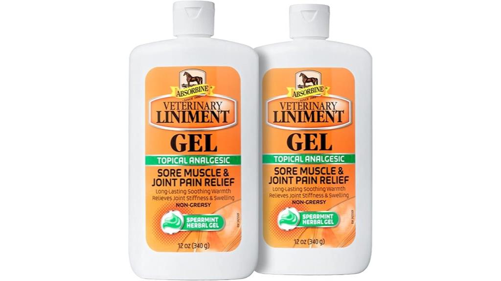 veterinary liniment gel pack