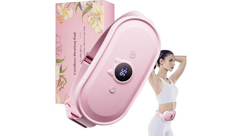 vibrating heat menstrual pad