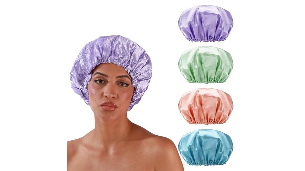 waterproof shower cap pack