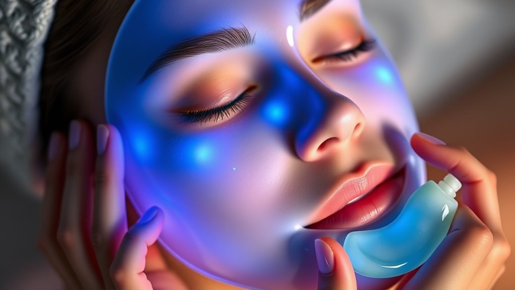 align led mask gua sha