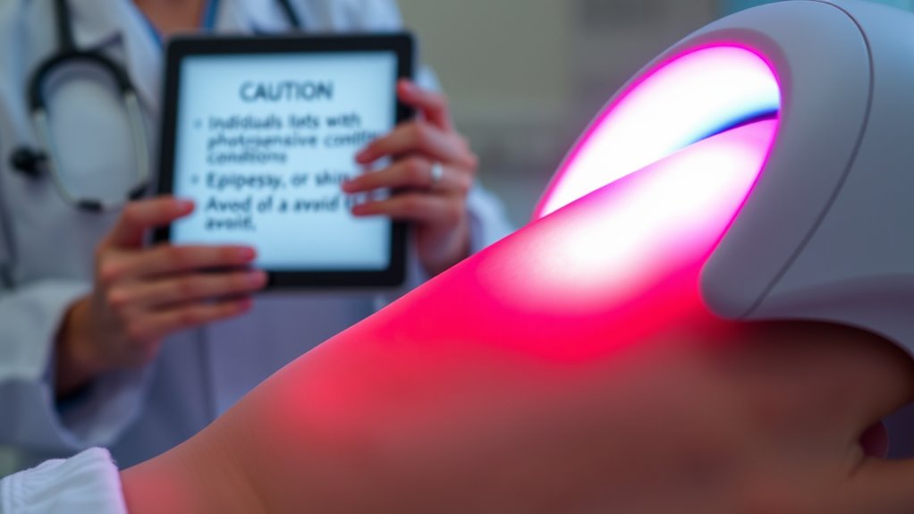 avoid red blue therapy