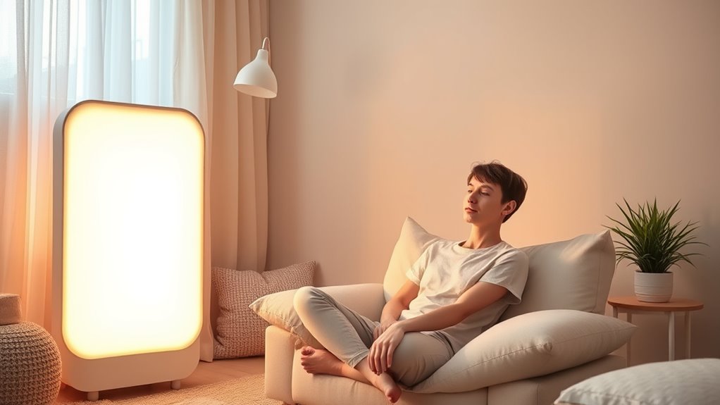bright light therapy improves mood