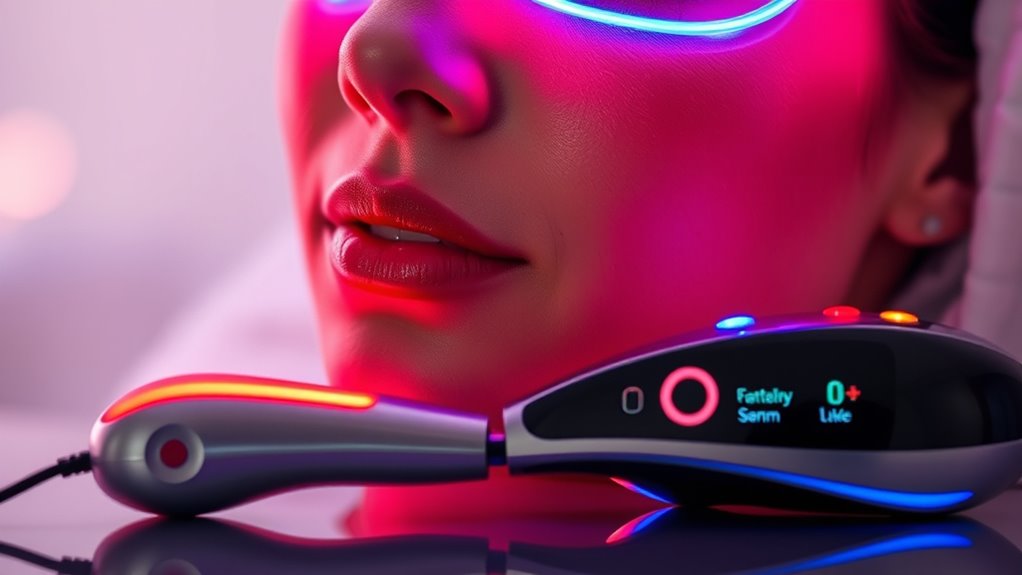 combine led and microcurrent