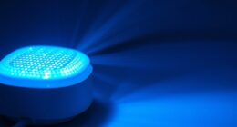 led blue light effects