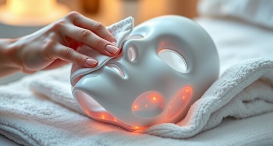 led mask cleaning tips
