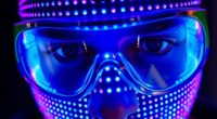 led mask eye safety