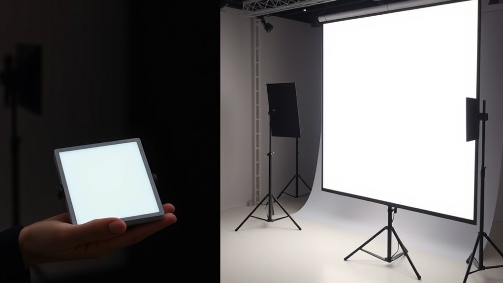 led panel size comparison