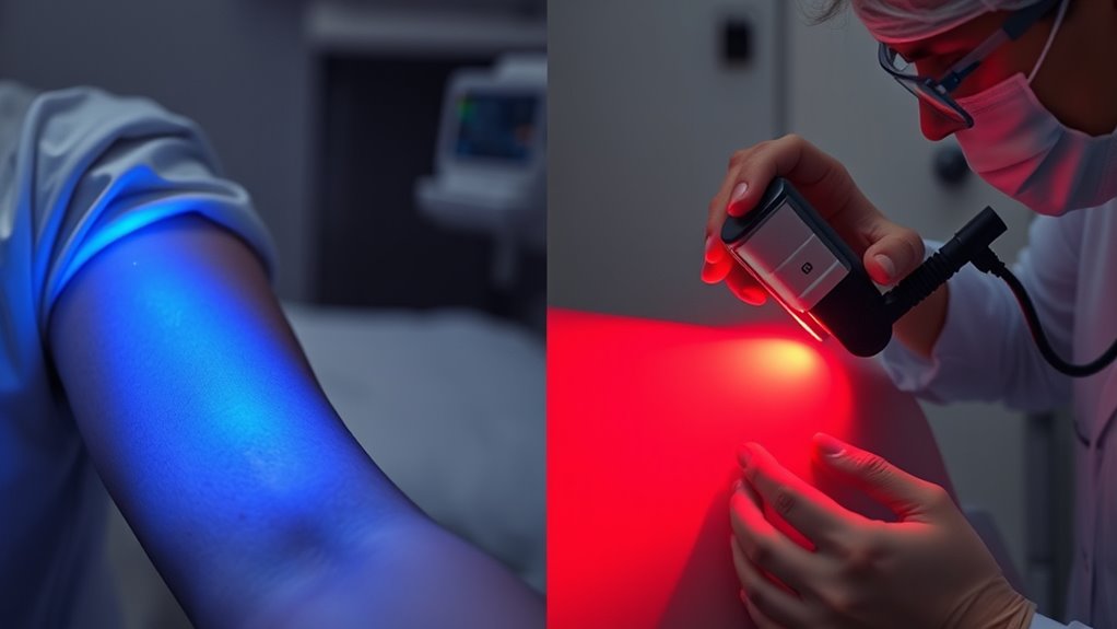 light based healing mechanisms