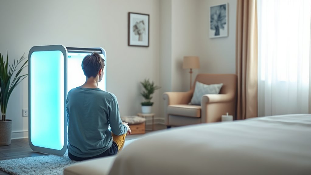 light therapy improves mood