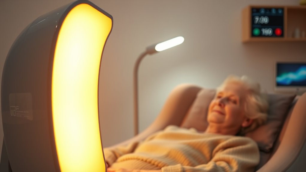 light therapy improves sleep