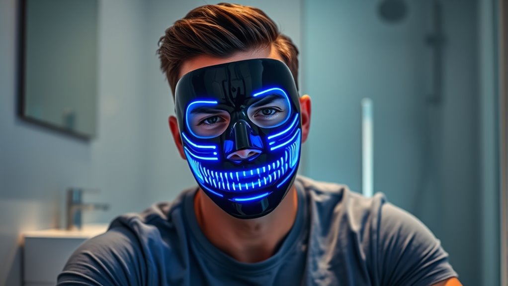 men s skincare with led