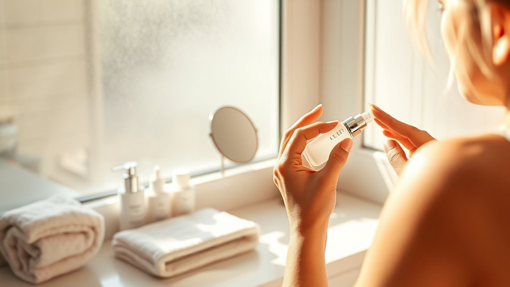 overnight skincare morning routine