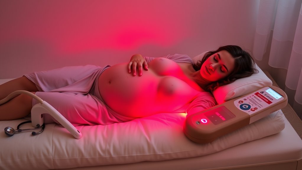 pregnancy cautious light therapy