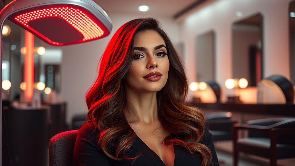 red light hair growth