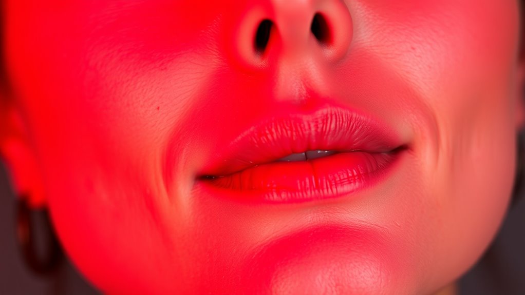 red light skin balance