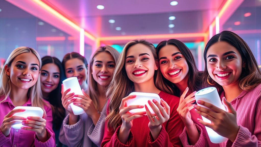 tiktok influencers promote led therapy
