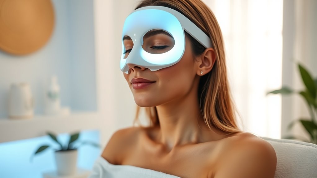 use led masks regularly